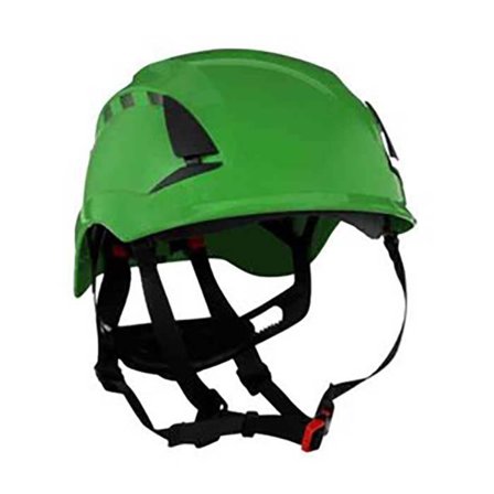 3M SecureFit X5004VE Skyddshjälm dubbla godkännande, ventilerad, 1000V Grön, Personligt skydd