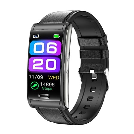 E600 ECG Smartwatch för män, icke-invasiv blodglukos, pulsmätare, blodtrycksmätare, sportstegräknare, smartwatch för kvinnor Android