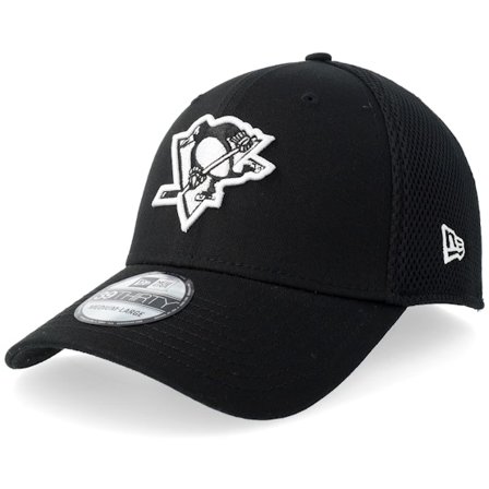 New Era - Negro flexfit Gorra - Pittsburgh Penguins 39THIRTY Eg Neo Black/White Mesh Flexfit @ Hatstore