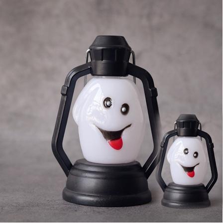 2 st Halloween-ljuslykta Mini färgglad LED dekorativ hängande lykta ljus för barn Halloween