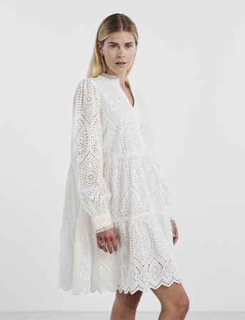 YAS Yasholi Ls Dress S. Noos - White - XL