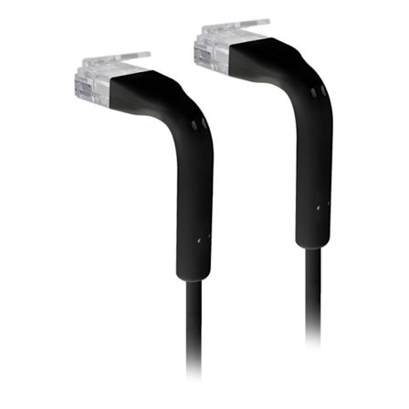 Ubiquiti UniFi Ethernet U / UTP Patch RJ45-kabel 5m Fleksibel Ultratynd sort U-kabel-patch-5M-RJ45
