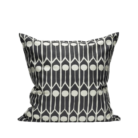 Littlephant Kuddfodral Feathers 50x50cm Svart/vit Kuddar Svart 50x50 cm