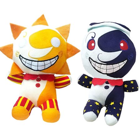 Pehmolelu, Sundrop ja Moondrop FNAF Security Breach -pehmolelut Klovni