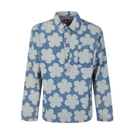 Kenzo Shirts Blå, Herre Skjorter