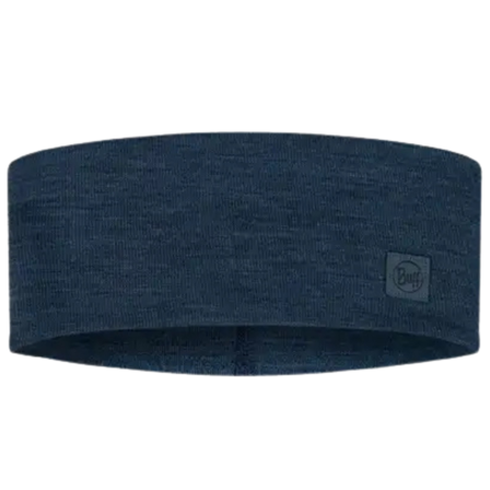 Buff Headband Merino Wide Solid Night Blue