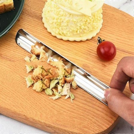 Ruostumattomasta teräksestä valmistettu pöydänmurujen poistaja, ravintolan murujen poistaja taskuklipsillä, pöydänmurujen puhdistus