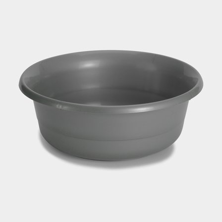 Bacia Nordiska Plast, cinza, 345 x 345 x 130 mm, 7 litros