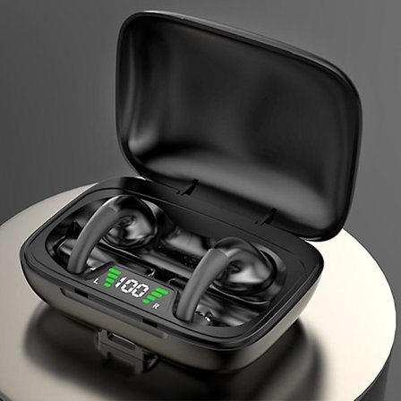 Tws Bt600 Trådlösa Bluetooth 5.3 Hörlurar Smärtfri Bärbar Öronklämma Hörlurar 9d Hifi Surroud Sound Öronkrok Hörlurar Handsfree Samtalsheadset Med 