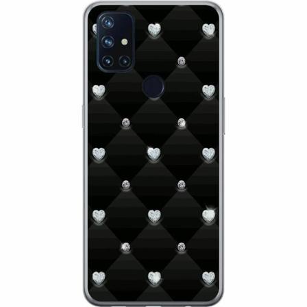 Oneplus Nord N10 5g Genomskinligt Skal Bling Heart
