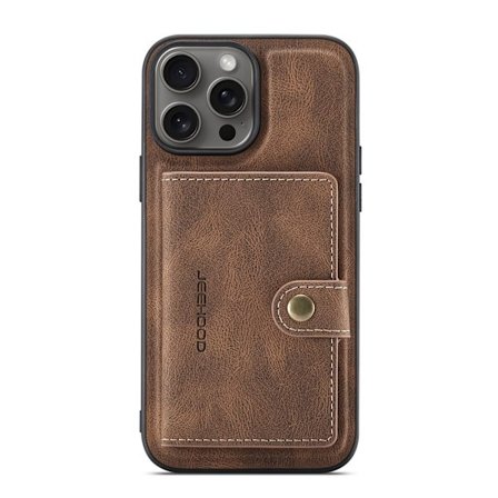 iPhone 16 Pro Max - Smidigt och Lyxigt Med Avtagbart Kortfack!