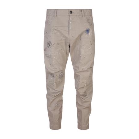 Dsquared2 - Chinos - Beige - Herr - Storlek: L, Herr, Storlek: L