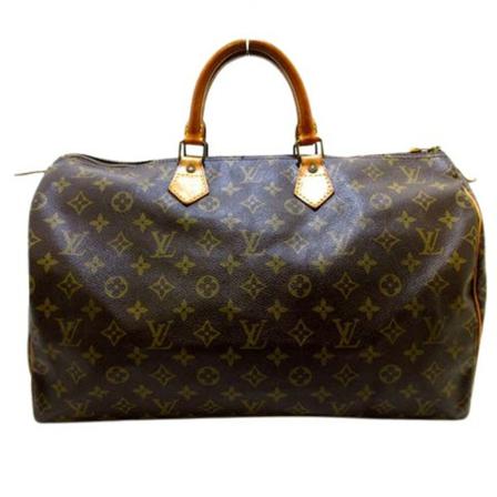Louis Vuitton Vintage, Pre-owned Canvas Speedy Bruin, Dames, Maat:ONE Size,leather