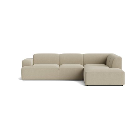 Madrid hjørnesofa, højrevendt - Nordic Mørk Beige - 297x219x75 - Sofa, hjørnesofa