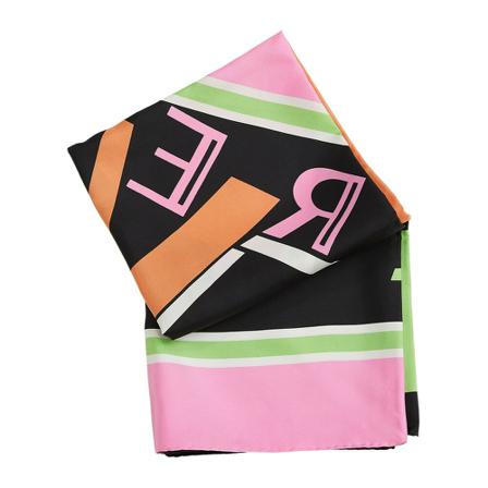 Versace, Silky Scarves Zwart, Dames, Maat:ONE Size