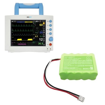 Batteri for medisinsk bruk til Bionet BM3, BM3 Vet, BM3 Vet Plus og andre.