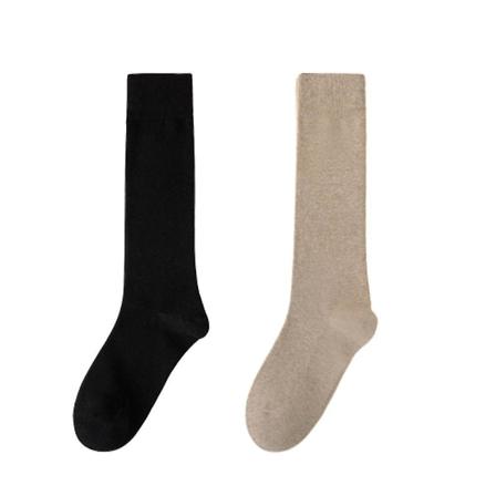 Konståkningsstrumpor Ljusfärgade ogenomskinliga knähöga skridskostrumpor Skating Nylon (Calf socks) Black * Khaki