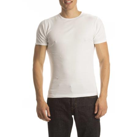 Petrol T-Shirt Basic Round Neck ( 4pack) , Wit , Heren , Maat: M