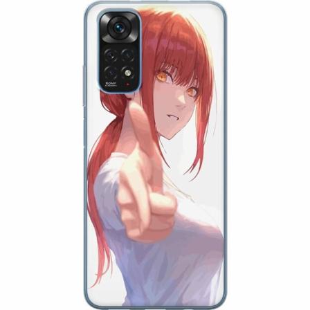Xiaomi Redmi Note 11 Genomskinligt Skal Makima Chainsaw Man