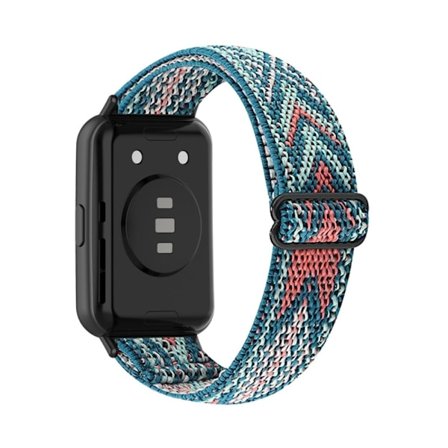 Huawei Watch Fit 2 elastisk nylon-urrem i etnisk stil - Pilemønster
