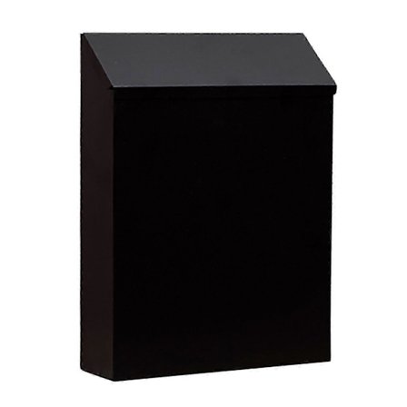 Seinään asennettava ulkopostilaatikko, tukeva postilaatikko sanomalehtitelineellä ja koristeellisella pudotuslaatikolla, yhteensopiva kuistin ja 