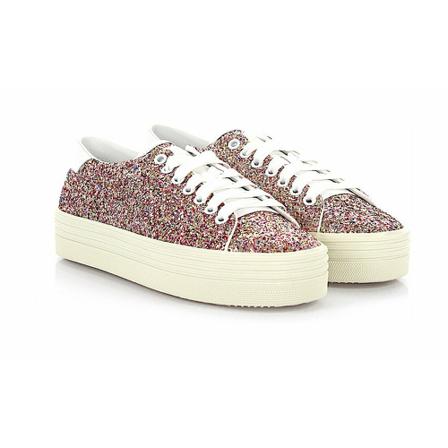 Saint Laurent Low calfskin sneakers Pink, Dame, Størrelse: 36 EU