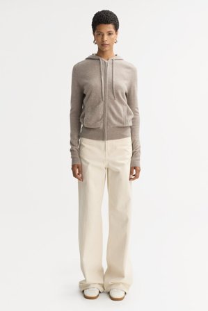 Soft Goat - Zip hoodie - S - Greige