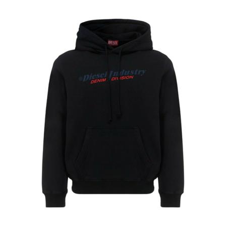 Diesel Other Materials Sweatshirt , Zwart , Heren , Maat: M