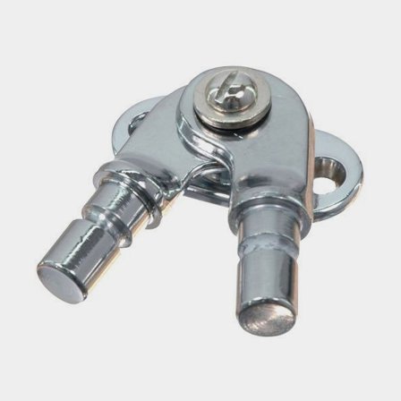 Kapellbeslag RF 2 byglar & hål, 55x24 mm