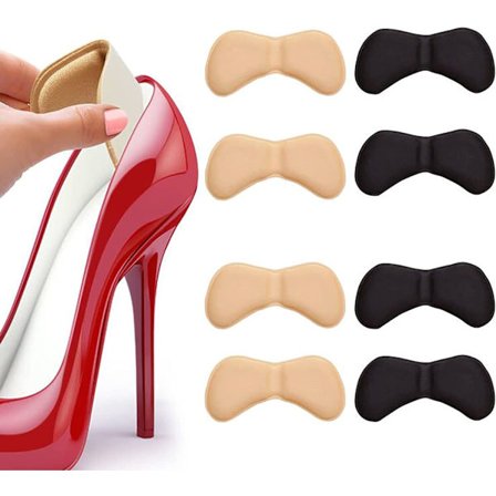 Skohälsskydd, 4 par hälgrepp skyddar mot skav och