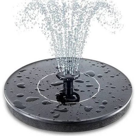 (pow yeah!)Soldriven fågelbadsfontänpump, solfontän, fristående flytande solcellsfontänpump för fågelbad, trädgård, damm, pool, utomhus