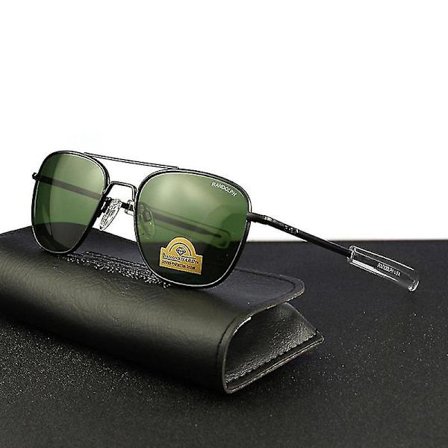 Top Army Randolph Re Solglasögon Glas Män Designer Solglasögon Körning