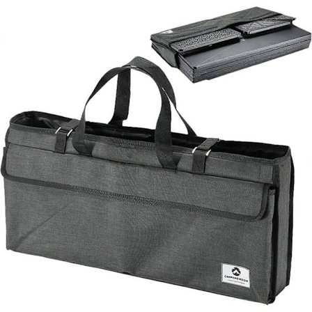 Opbevaringspose til bordplade - Kraftig spisebordsorganiseringstaske med håndtag og bærbar, ideel til camping, strand, vandreture, backpacking og 