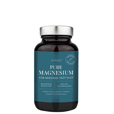 Nordbo Pure Magnesium 100% Bisglycinat 90 kapslar