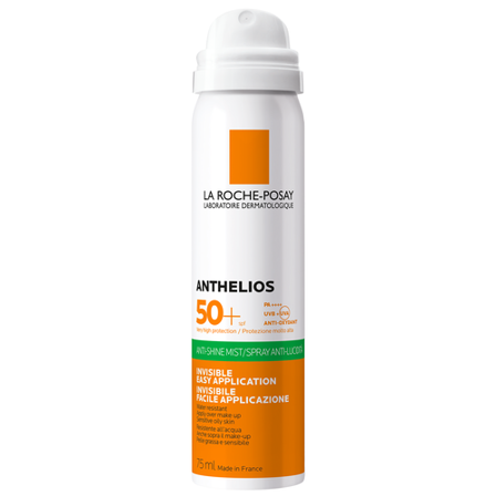La Roche-Posay Anthelios Anti-shine Mist solspray til ansikt SPF 50+ 75 ml