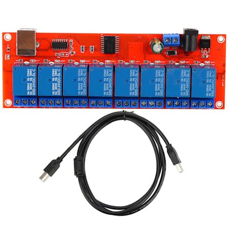 Relæmodul Interface Board Lavniveau Trigger USB Seriel Port DIY Elektriske Forsyninger 24V