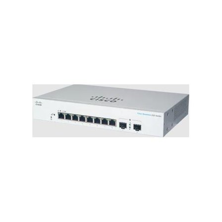 Cisco Business 220 Series CBS220-8T-E-2G - switch - 10 porter - smart - rackmonterbar