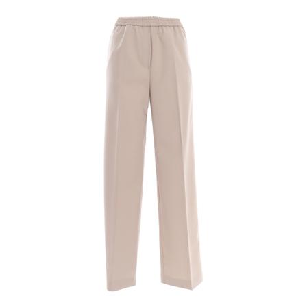 Max Mara Weekend, Wide Trousers Beige, Dames, Maat:S