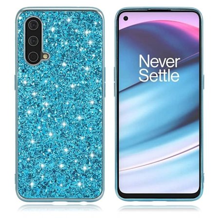 Glitter OnePlus Nord CE 5G Suojakotelo - Sininen