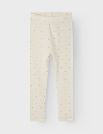 Lil'Atelier Nmfgago Slim Legging Lil Noos - Cream - 92