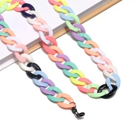 11 st damer godisfärg halkfria glasögonkedja mode st