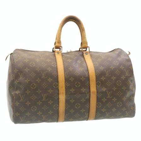 Louis Vuitton Vintage, Pre-owned Keepall 45 Bruin, Dames, Maat:ONE Size