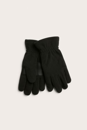 Kappahl | Hansker i fleece | Svart