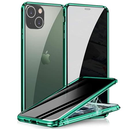 Dubbelskal Magnetiskt - iPhone 13 Grön