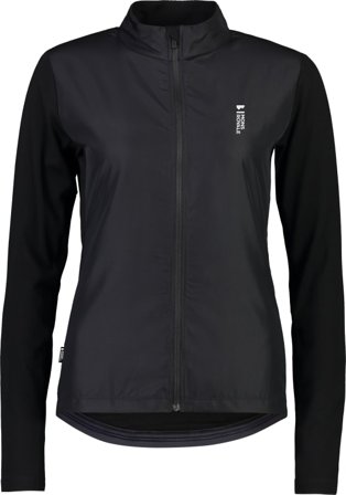 Mons Royale Women's Redwood Wind Jersey Women unlined workout jackets Black L