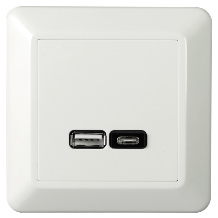 ELKO RS16 USB A+C lader 2,4A PH