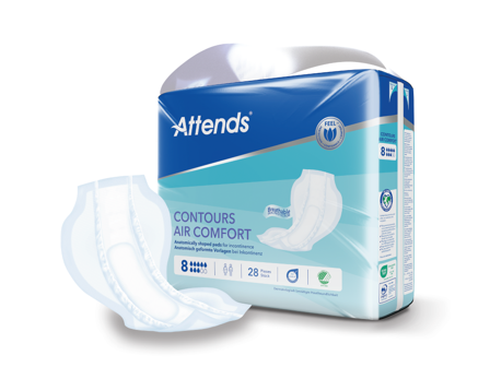 Attends Contours Air Comfort 7, 28 stk.