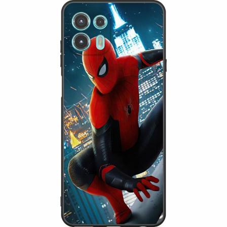 Motorola Edge 20 Lite Svart Skal Spiderman