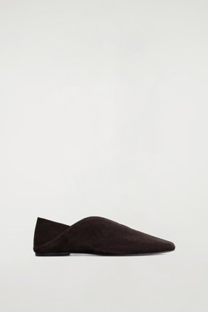 COS Women's Leather Mules in Brown