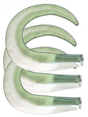 SvartZonker Glide Tail C21 Green/Pearl White 3-pack